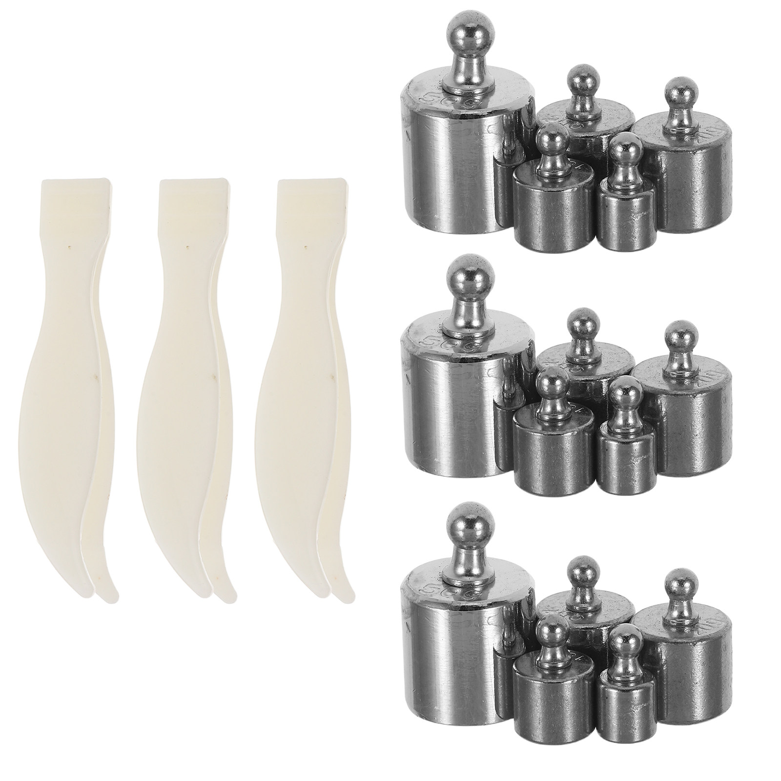 Lab Equipment - Set Pemberat Baja Tahan Karat 1g-500g