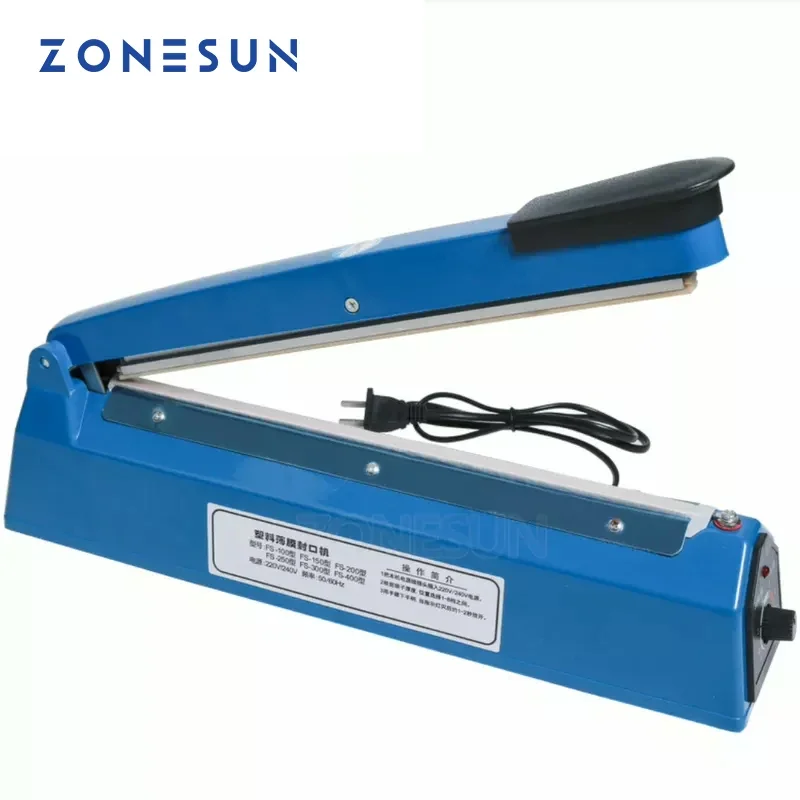 Plastic Bag Impulse Heat Sealer - Mesin Penyegel Impuls Tangan ZONESUN ZS-FS200,