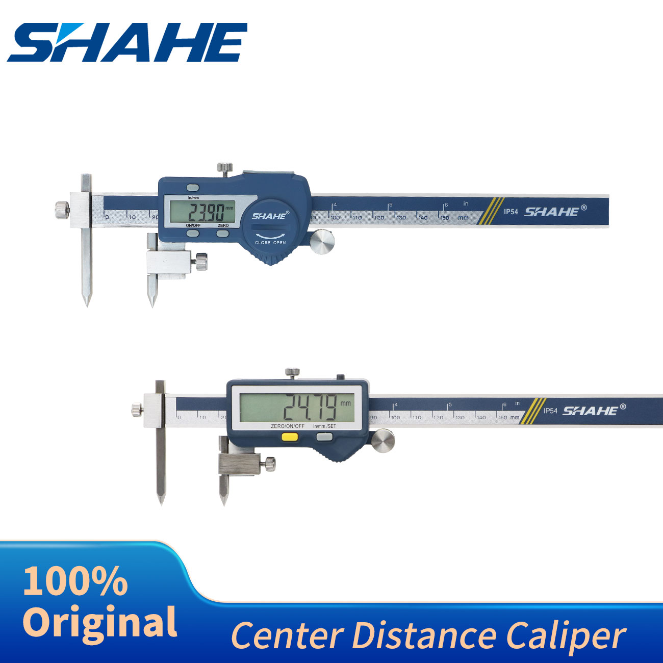 Digital Caliper 150Mm Stainless Steel - SHAHE 5-150/5-200/5-300mm Kaliper Jarak Pusat Digital