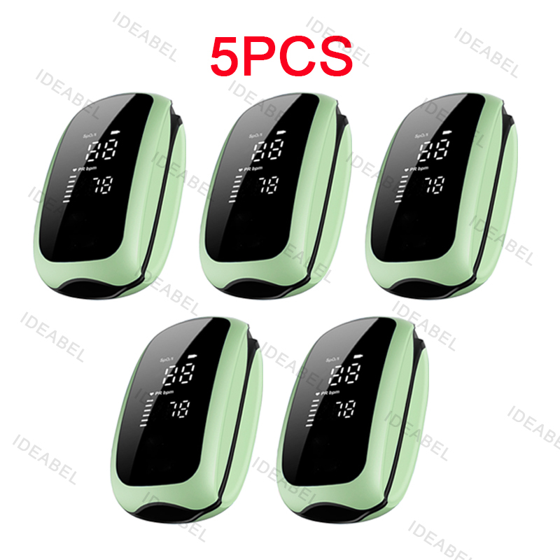 Pulse Oximeter Fingertip Rechargeable - 5 Buah Tali Lanyard Oksimeter Medis