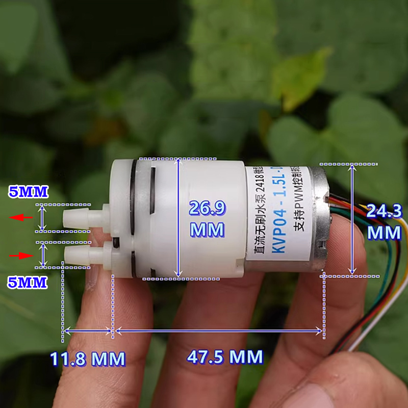 Mini Peristaltic Pump 12V - Pompa Air Mini 310 Tanpa Sikat