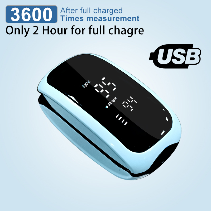 Pulse Oximeter Fingertip Rechargeable - Tali Lanyard medis isi ulang daya,