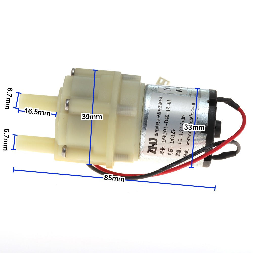 Mini Peristaltic Pump 12V - Pompa Air Kecil DC6-12V 528 dengan