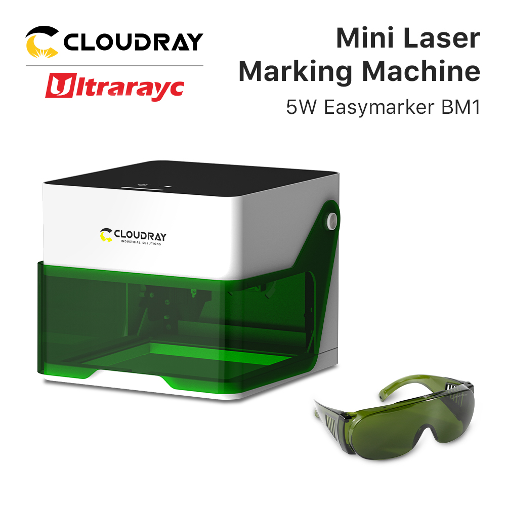 Fiber Laser Marking Machine 30W - Cloudray mesin pengukir Laser Mini, mesin