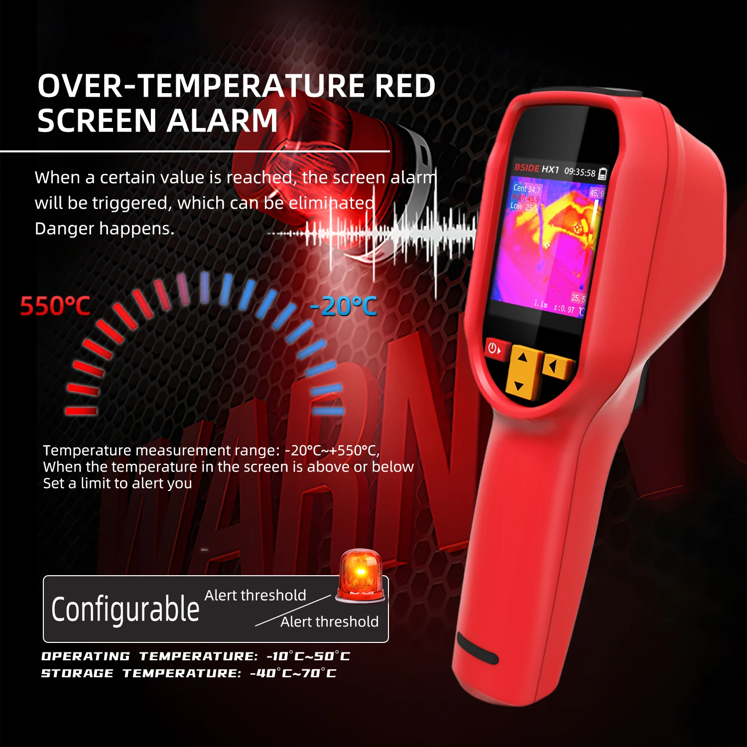 Thermal Imaging Camera Pcb Repair - BSIDE HX1 240X240 Pencitraan Termal Pengukur