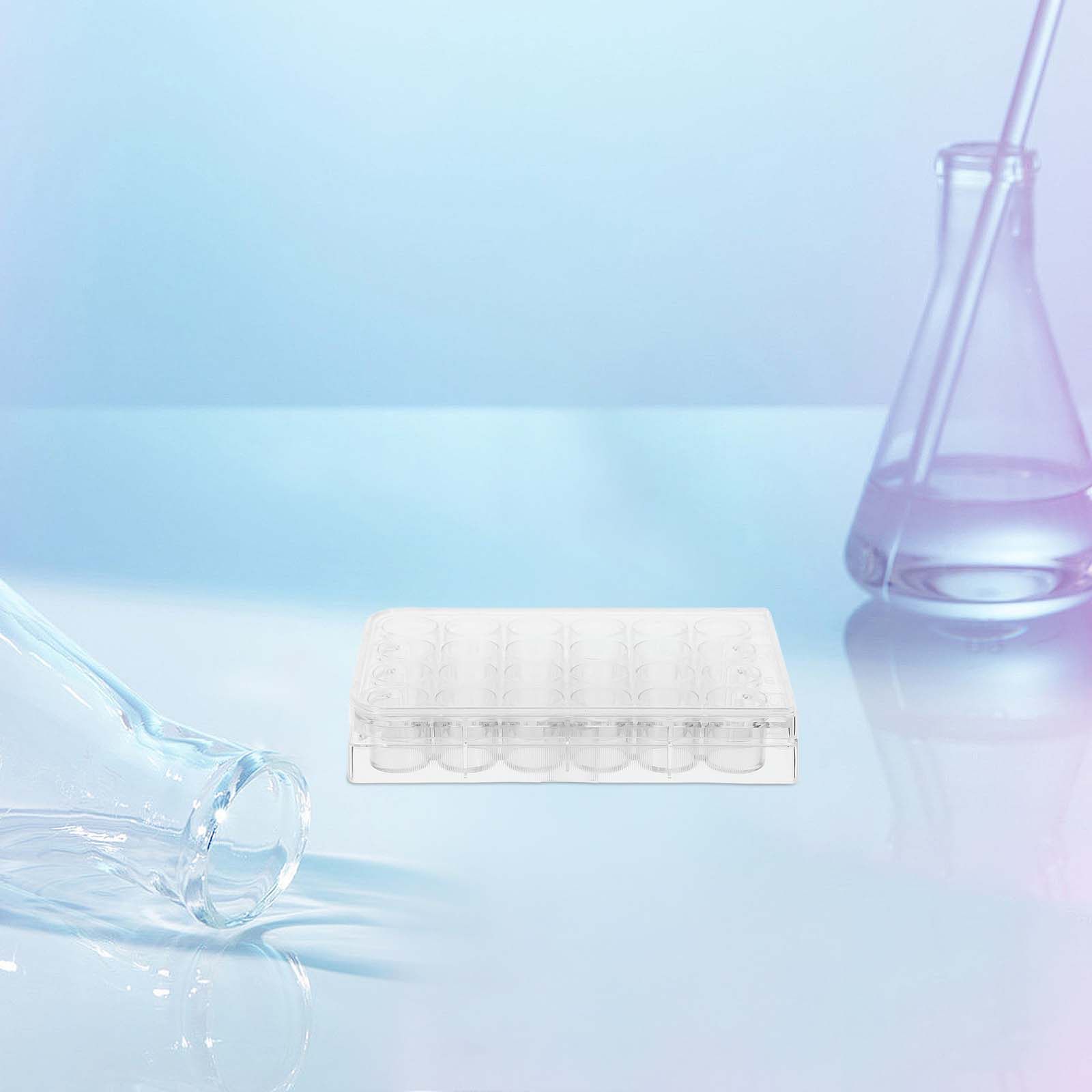 Lab Equipment - 2Pcs Piringan Kultur Sel 24-Lubang Peralatan