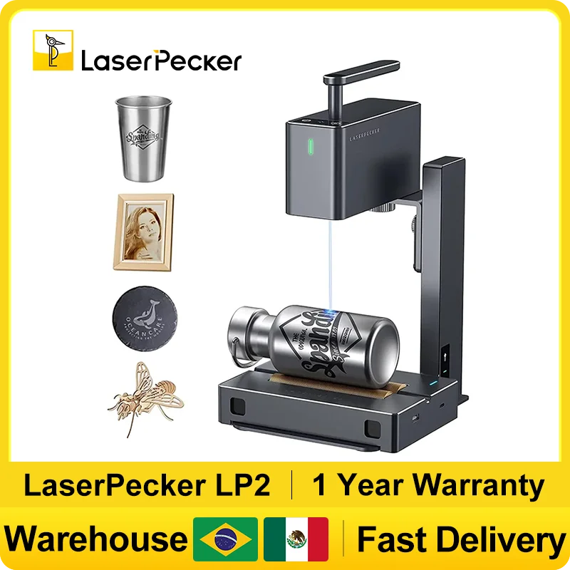 LASERPECKER alat ukir Laser, g - Fiber Laser Marking Machine 30W ulasan dan harga