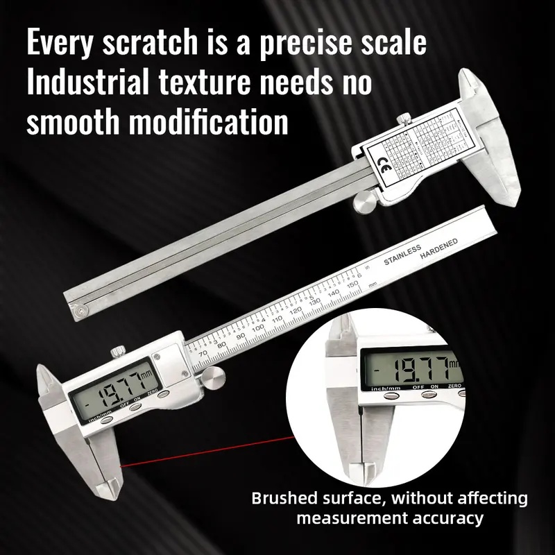 Caliper Vernier Digital Presis - Digital Caliper 150Mm Stainless Steel ulasan dan harga