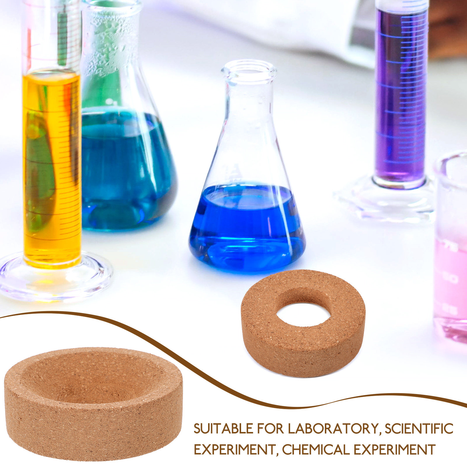 Penyangga Labu Cork untuk Labu - Lab Equipment ulasan dan harga