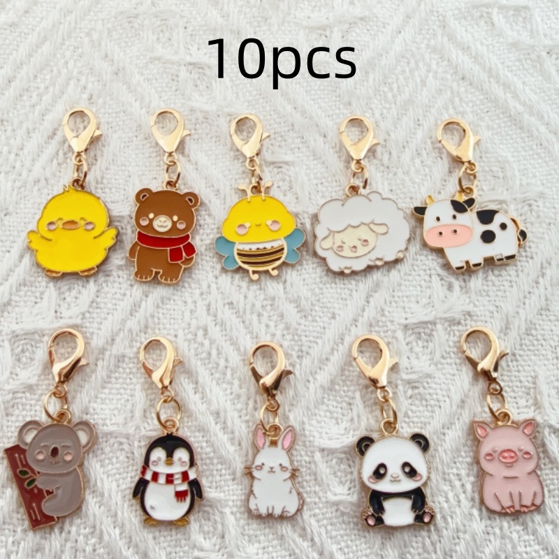 10 buah gantungan kunci hewan  - Packaging ulasan dan harga