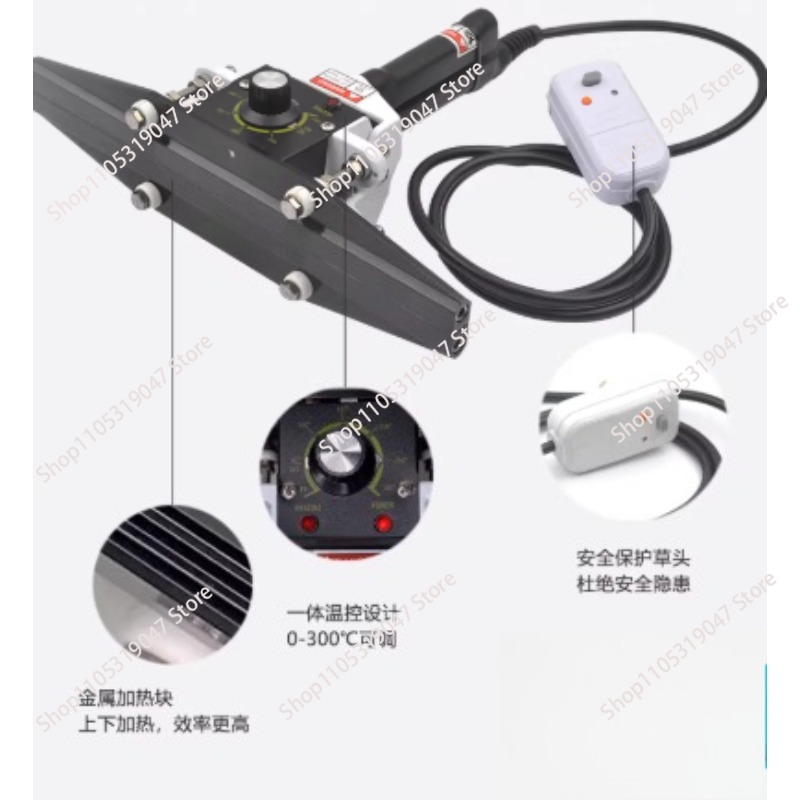 220V Mesin Penyegel Impuls Tan - Plastic Bag Impulse Heat Sealer ulasan dan harga