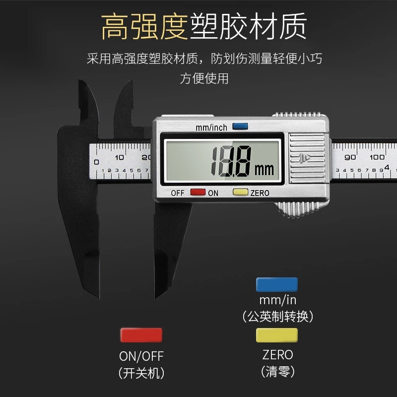 150MM Baterai Tato Alis Pengga - Digital Caliper 150Mm Stainless Steel ulasan dan harga