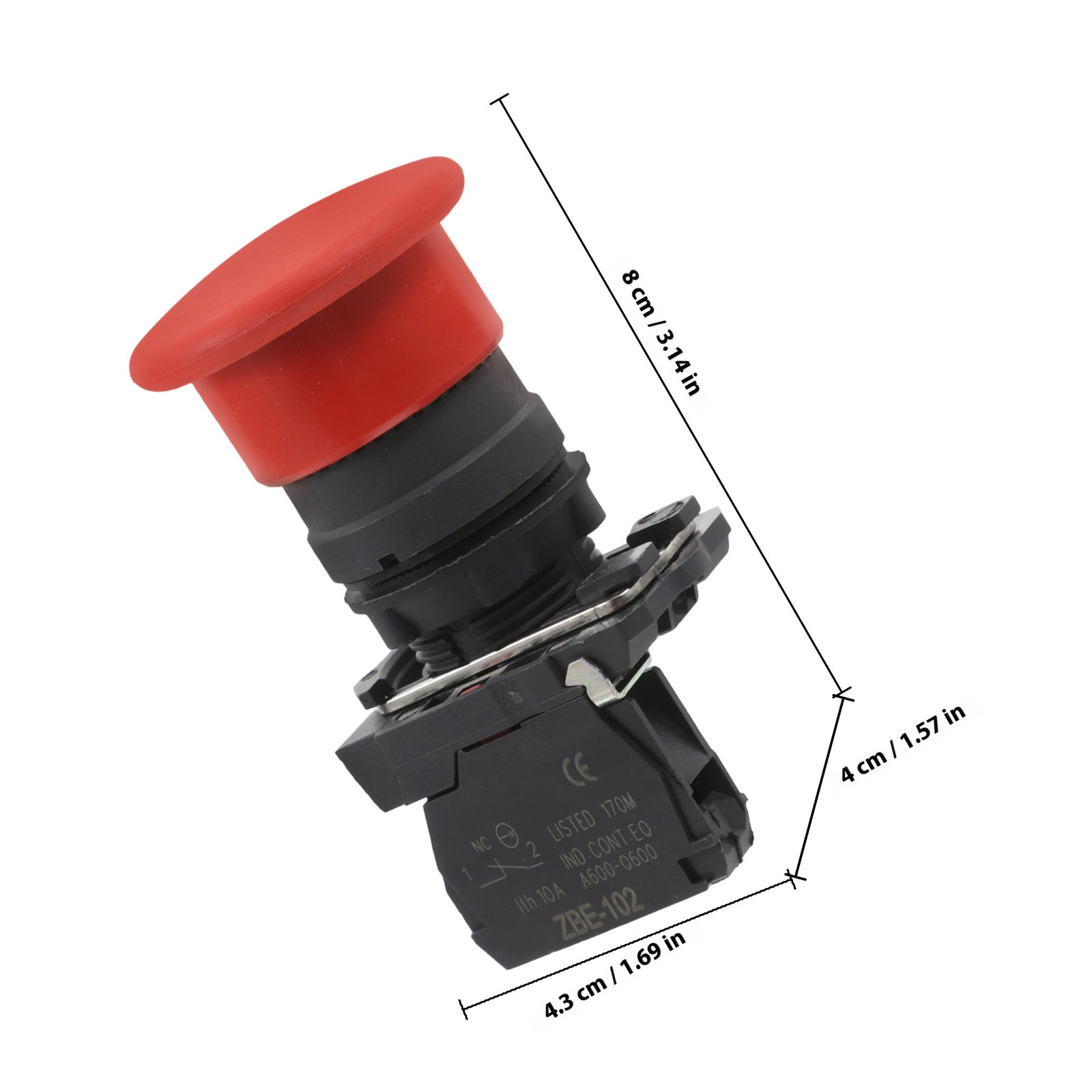 Tombol Stop Jamur Merah, Akses - Industrial Tools ulasan dan harga