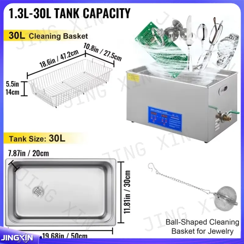 Kustom untuk Mesin Pembersih U - Ultrasonic Cleaner 30L Industrial ulasan dan harga