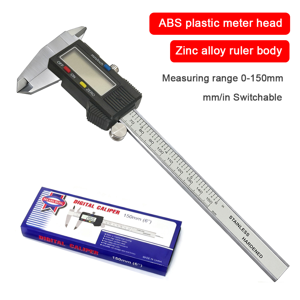 Kaliper Digital Paduan Seng 0- - Digital Caliper 150Mm Stainless Steel ulasan dan harga