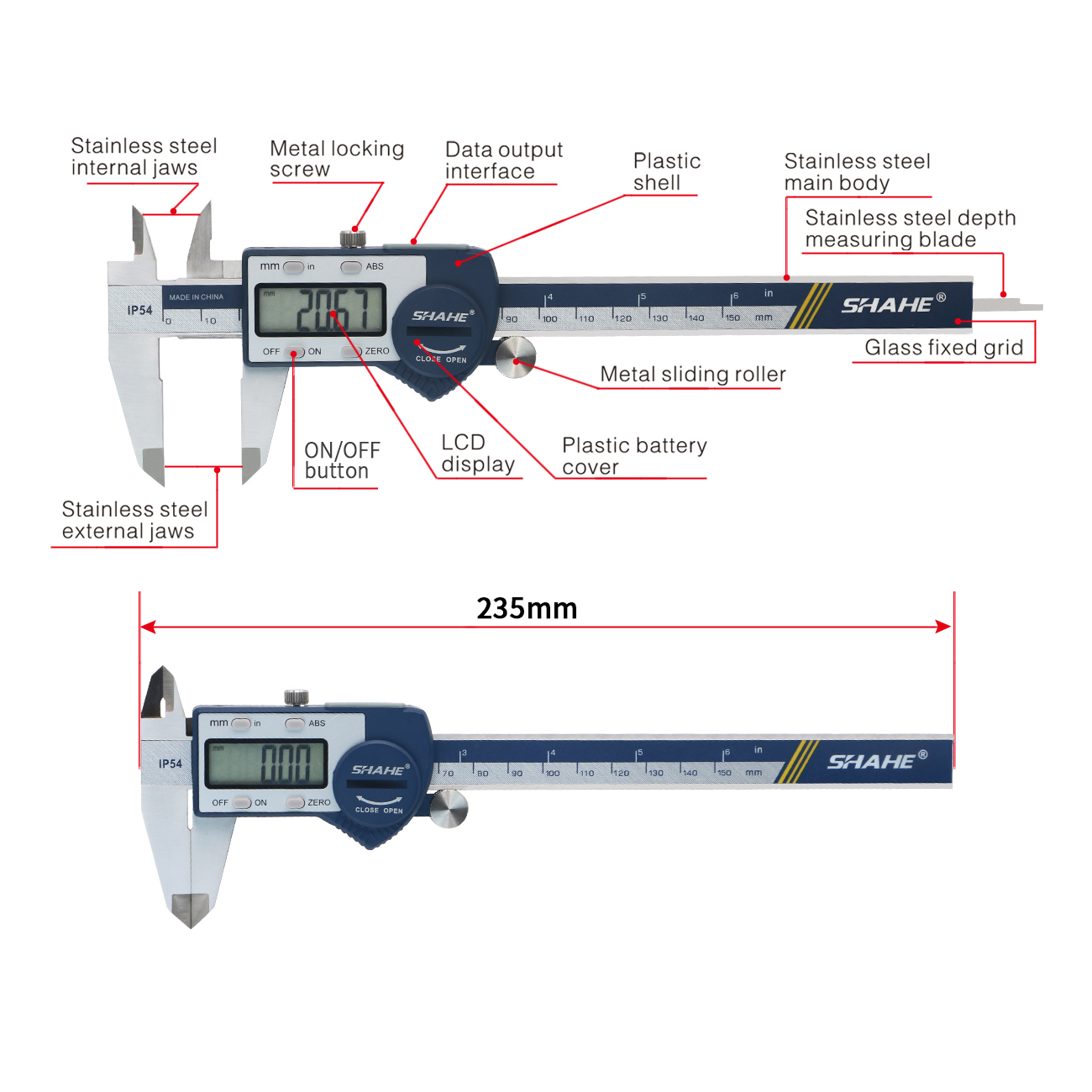 IP54 pengukur kaliper Digital, - Digital Caliper 150Mm Stainless Steel ulasan dan harga