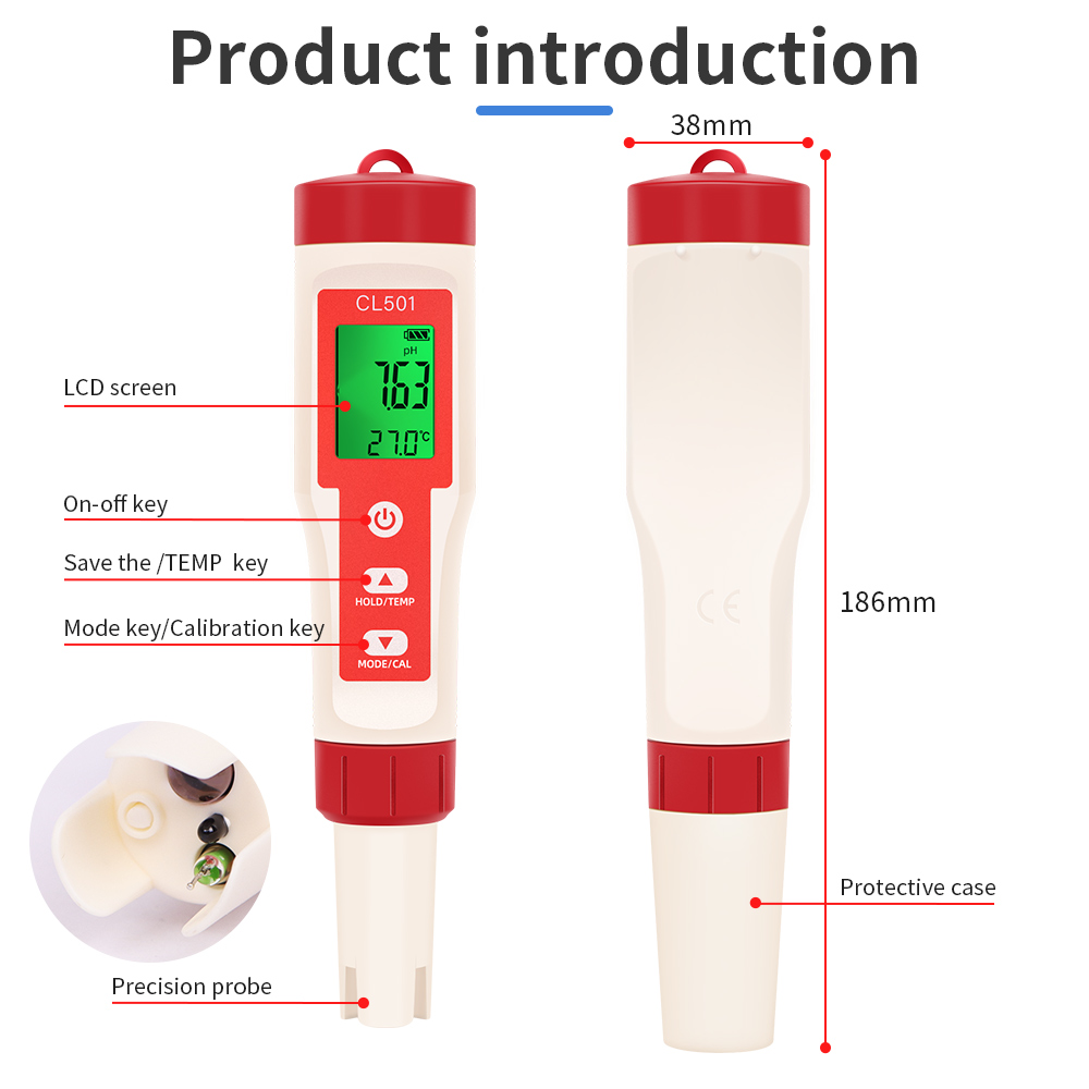 Pendeteksi suhu air Digital, P - Ph Meter Digital Water Tester ulasan dan harga