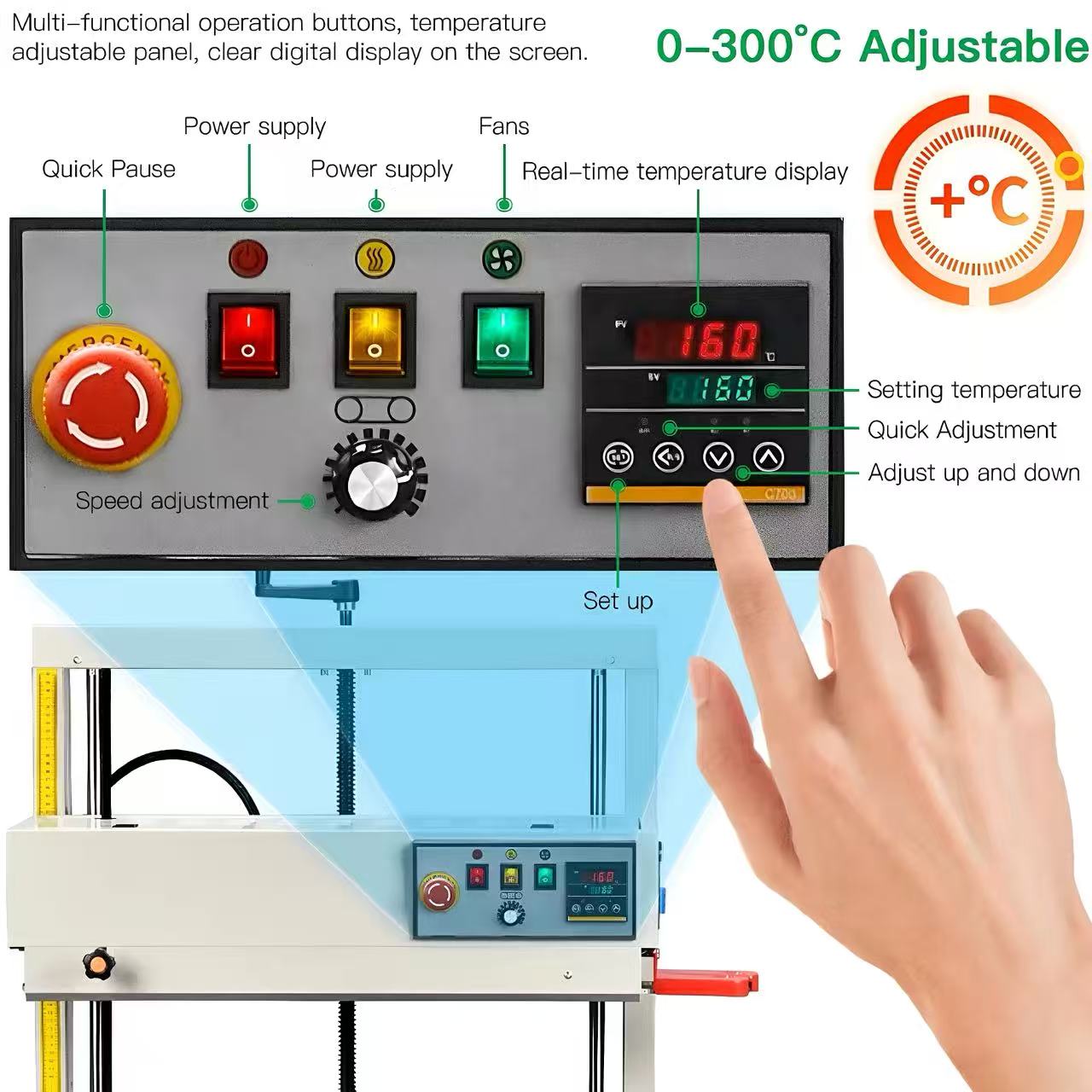 Mesin Penyegel Vertikal Kontin - Plastic Bag Impulse Heat Sealer ulasan dan harga