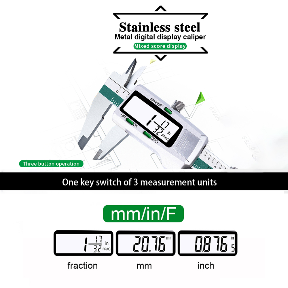 Baja nirkarat akurasi tinggi t - Digital Caliper 150Mm Stainless Steel ulasan dan harga
