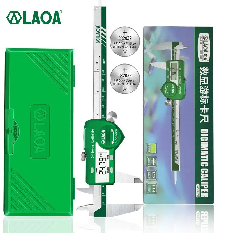 LAOA Caliper Vernier Digital,  - Digital Caliper 150Mm Stainless Steel ulasan dan harga
