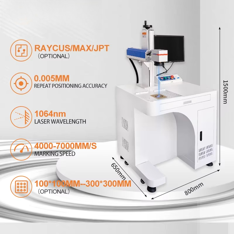 Mesin Penanda Laser Serat JUNF - Fiber Laser Marking Machine 30W ulasan dan harga