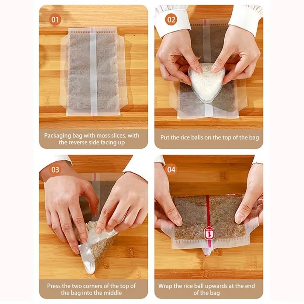 100Pcs Kantong Kemasan Nasi Ke - Packaging ulasan dan harga