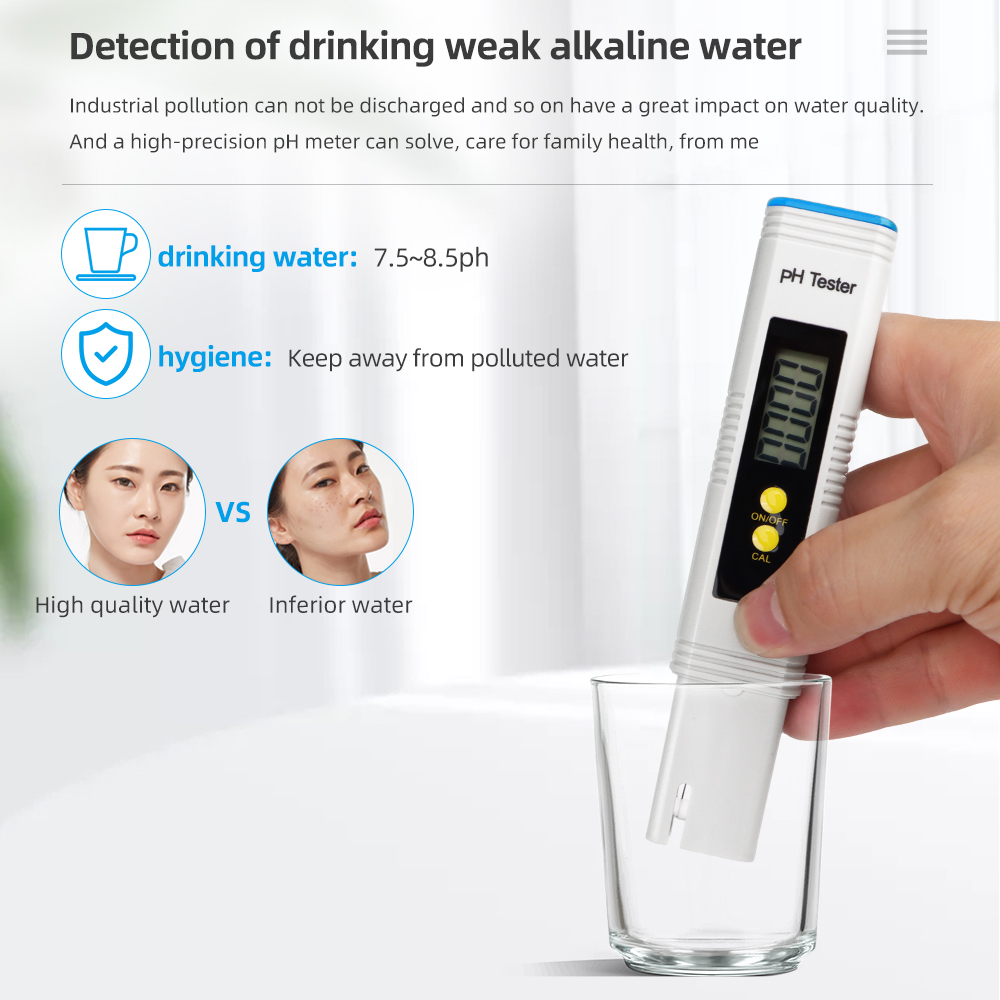 Penguji Kualitas Air LCD Digit - Ph Meter Digital Water Tester ulasan dan harga