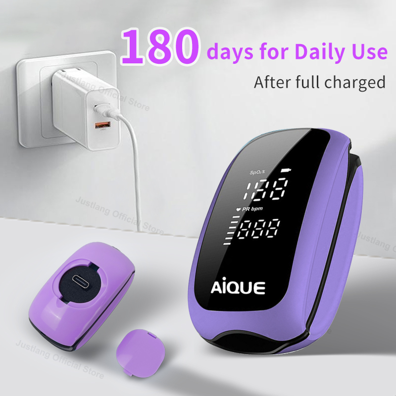 AiQUE Oksimeter Denyut Jari Di - Pulse Oximeter Fingertip Rechargeable ulasan dan harga