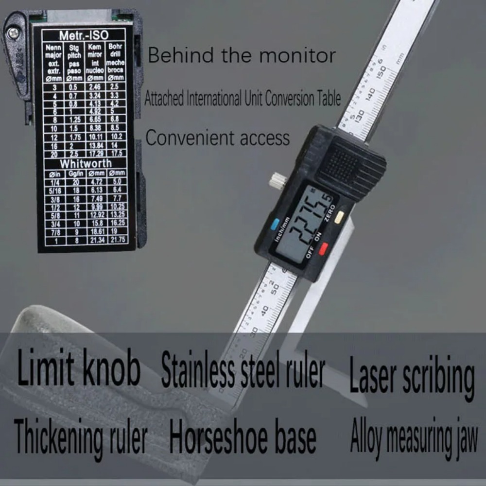 Pengukur tinggi Digital elektr - Digital Caliper 150Mm Stainless Steel ulasan dan harga