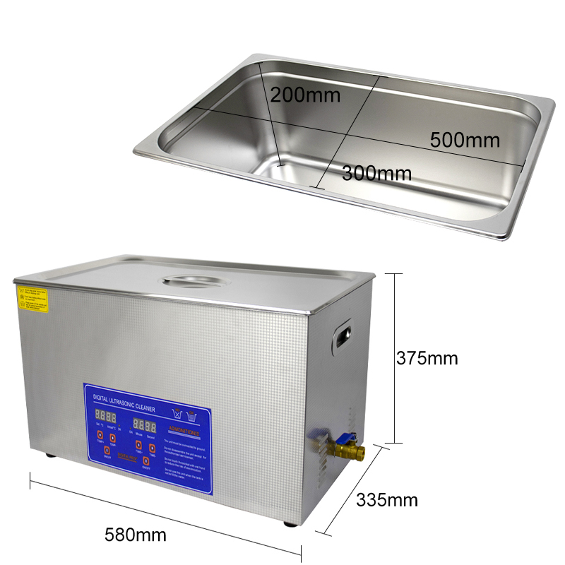 Pembersih Ultrasonik Digital 3 - Ultrasonic Cleaner 30L Industrial ulasan dan harga