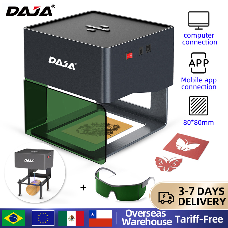 DAJA DJ6 pengukir Laser portab - Fiber Laser Marking Machine 30W ulasan dan harga